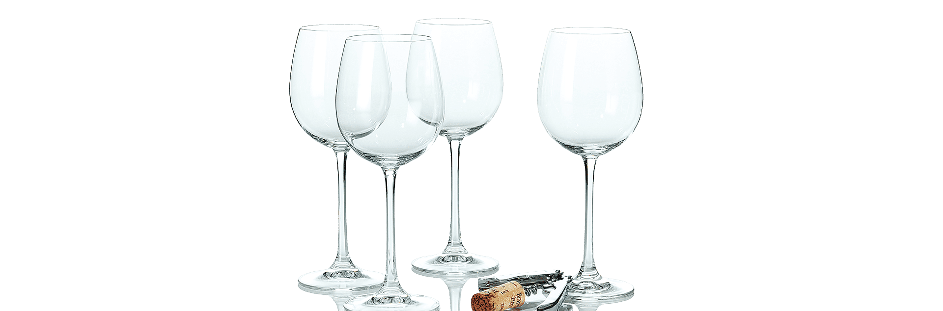 Wine glass with cork MEIKO
