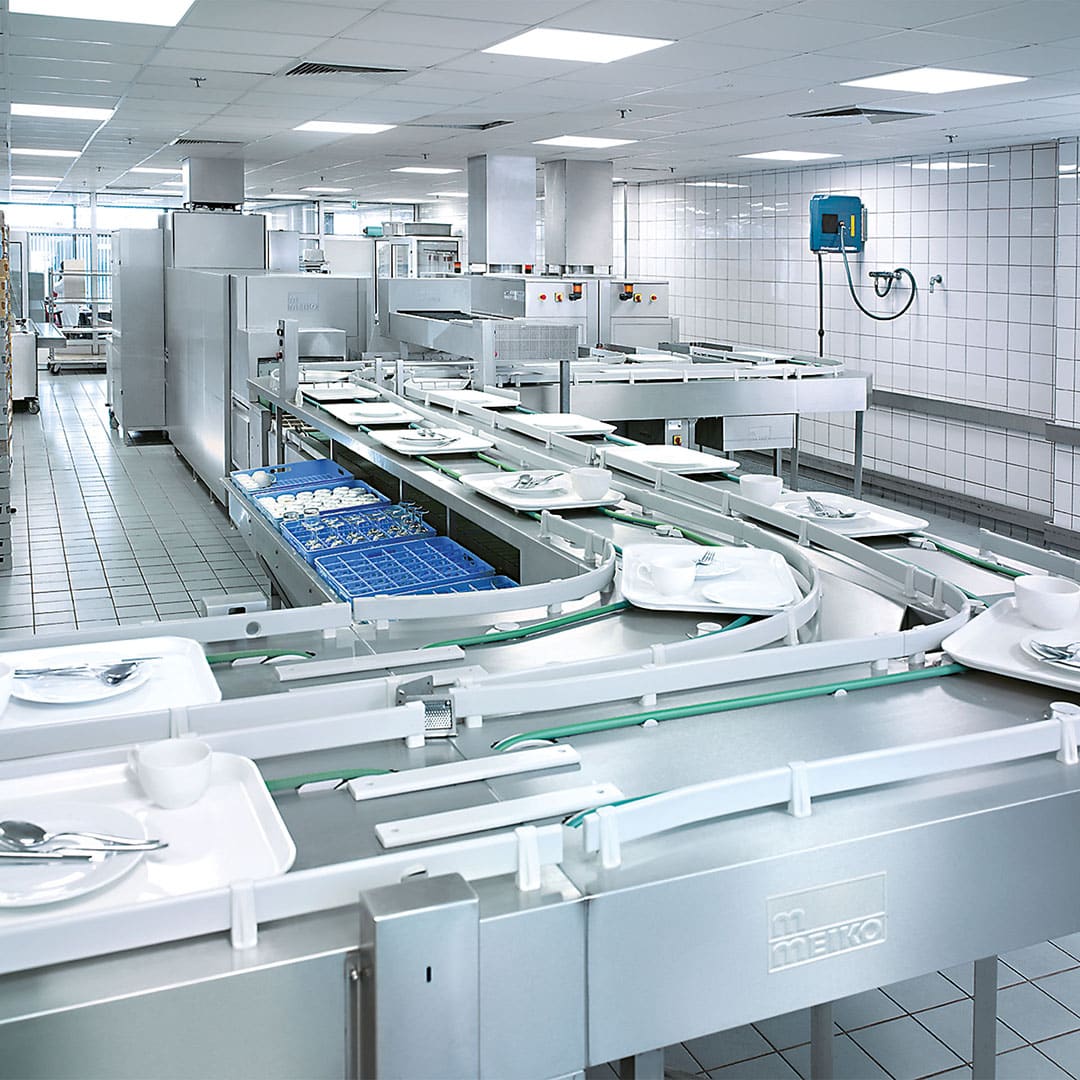 Schmutzgeschirr Rückgabe Akkordeon