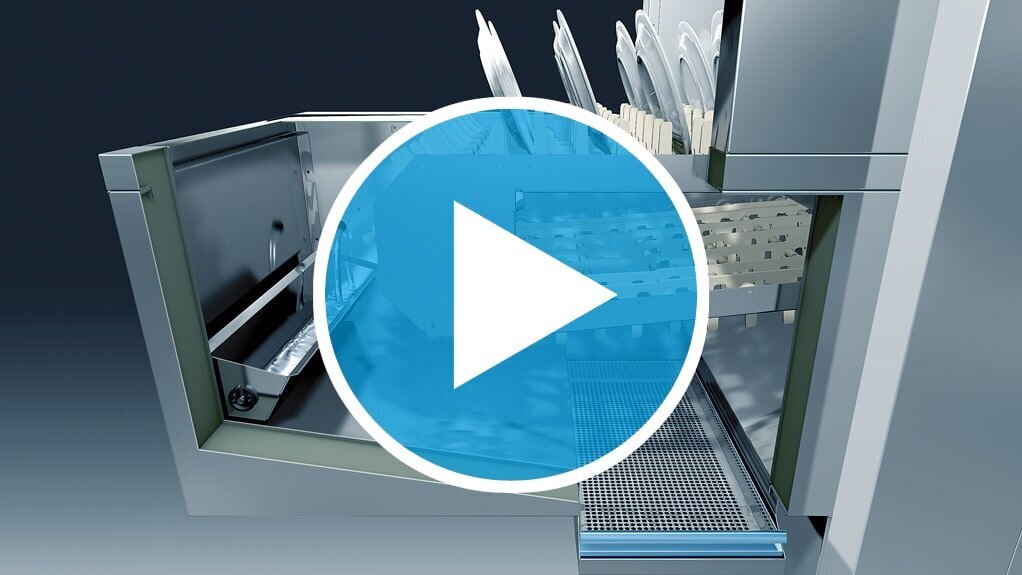 M-iQ dishwasher cleans itself