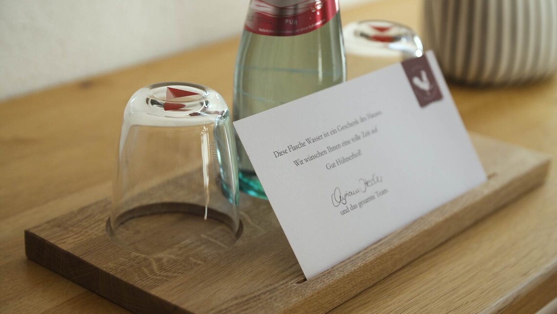 Willkommensgruß Gut Hühnerhof