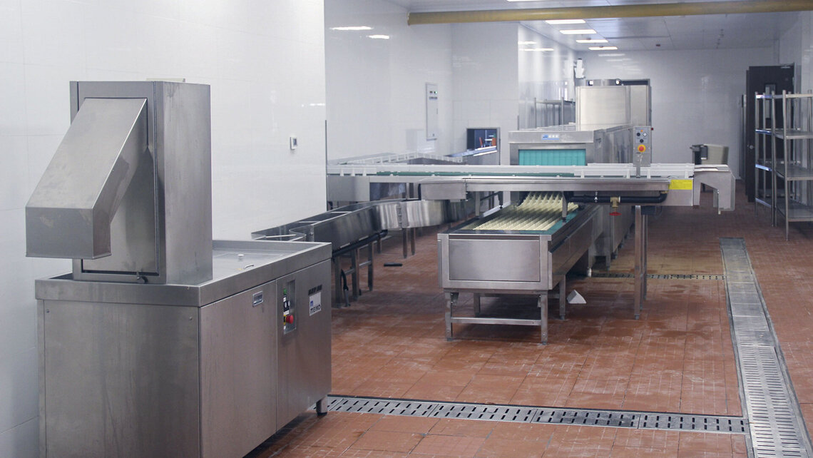 Spülküche der Universität Zhejiang