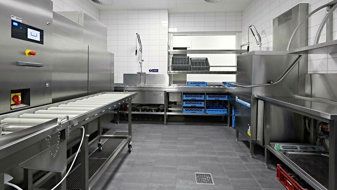 Korbspülmaschine Hilton Amsterdam