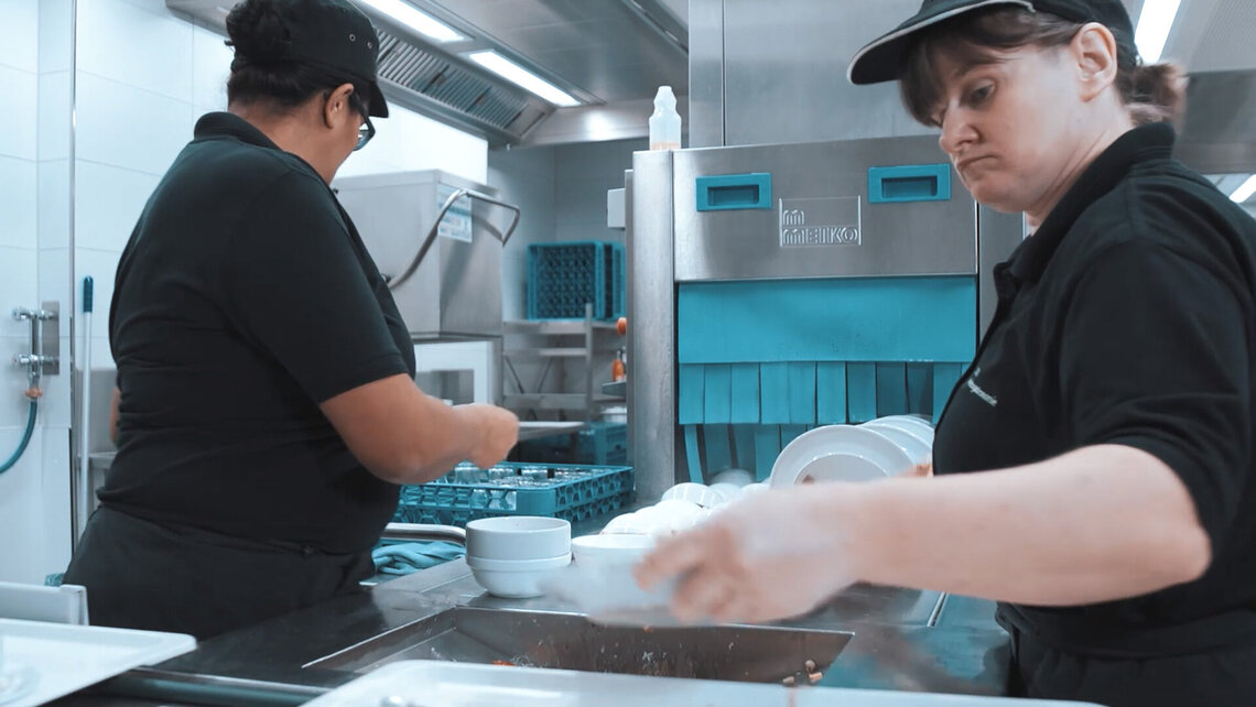 DATEV MEIKO Bandspülmaschine