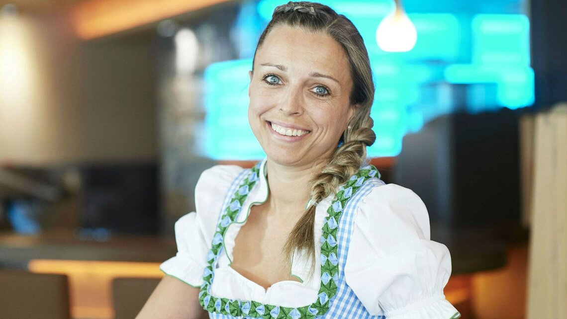 Dishwasher at the Schmalzerhof Spülmaschine im Schmalzerhof von Chefin Simone Baumgartner