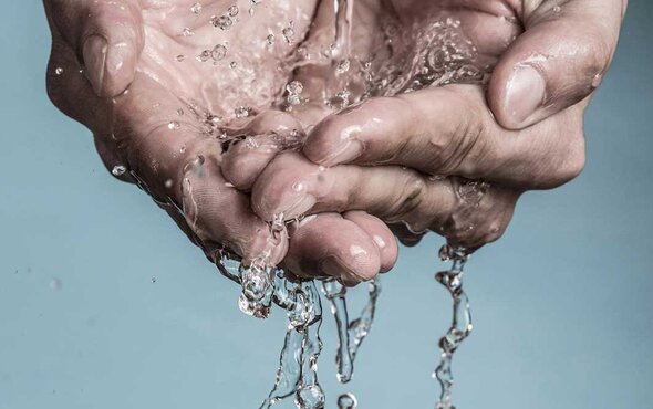 Wasser Hände