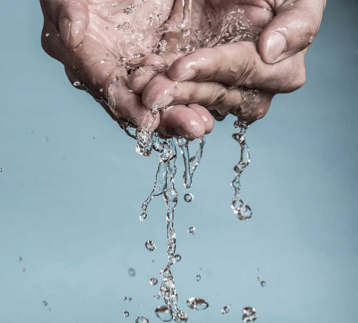 Wasser Hände